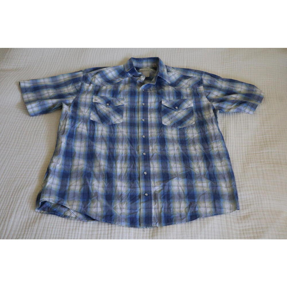 Roper Western Shirt Short Sleeve Men's‎ XL